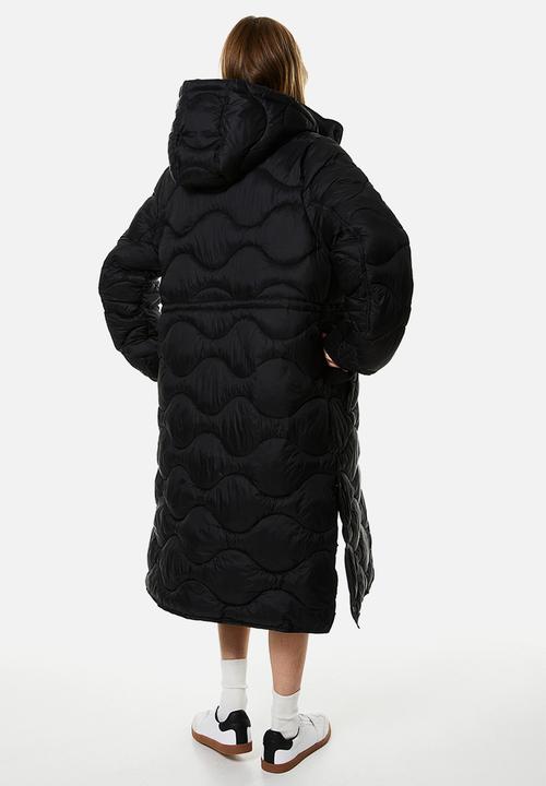 H&M - Quilted puffer coat - black