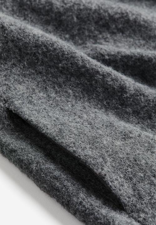 H&M - Double-breasted coat - dark grey