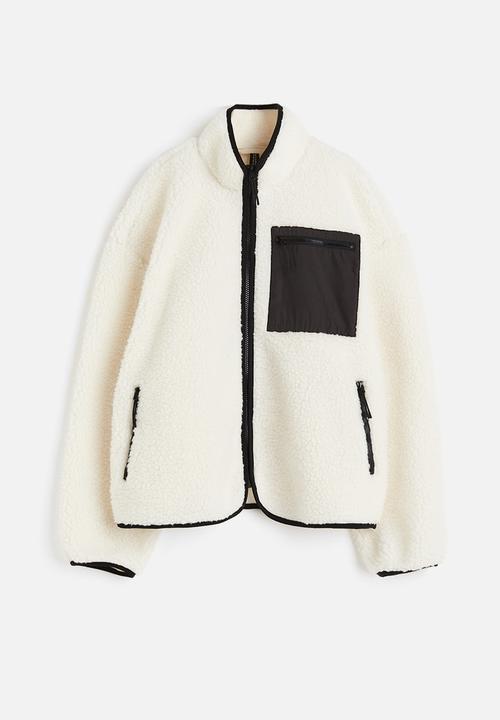 H&M - Teddy jacket - cream