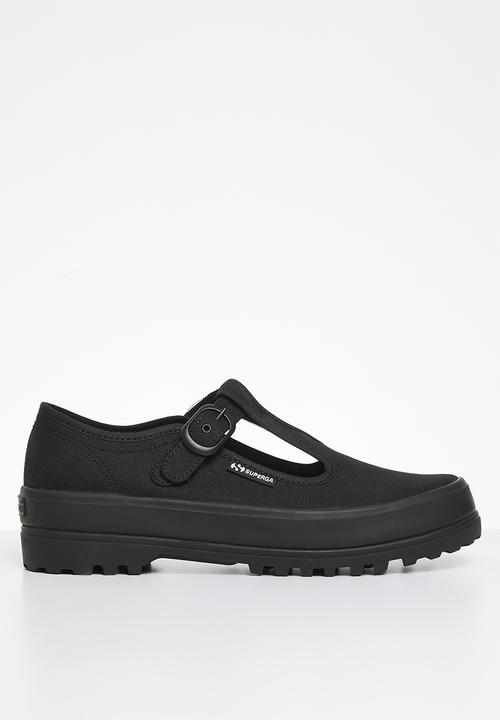 2541 Mary jane alpina buckle sandal - aof total black