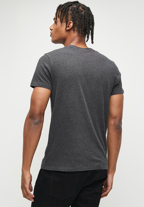 Superdry. - Organic Cotton Essential Logo T-Shirt - Raven Black Marl