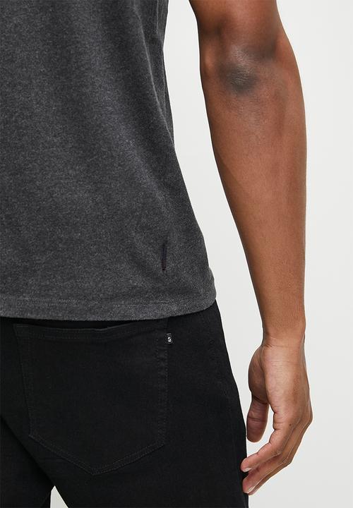Superdry. - Organic Cotton Essential Logo T-Shirt - Raven Black Marl