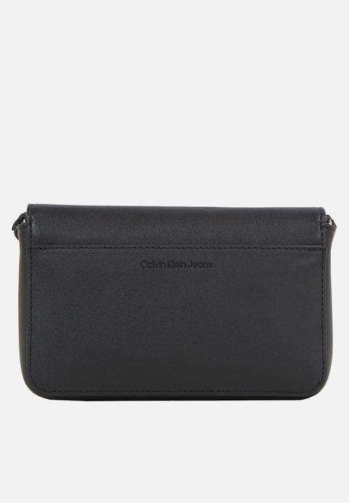 Calvin Klein - Sculpted wallet ph cb19 mono - black/metallic logo
