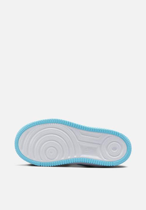 Nike - Nike Force 1 Low Easyon Psv - White/Aquarius Blue-White