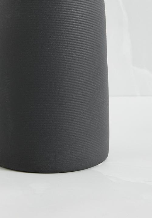 Sixth Floor - Tall Venice Ceramic Vase - Black