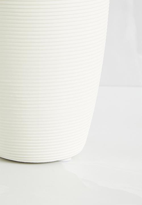 Sixth Floor - Narrow Neck Ceramic Vase White