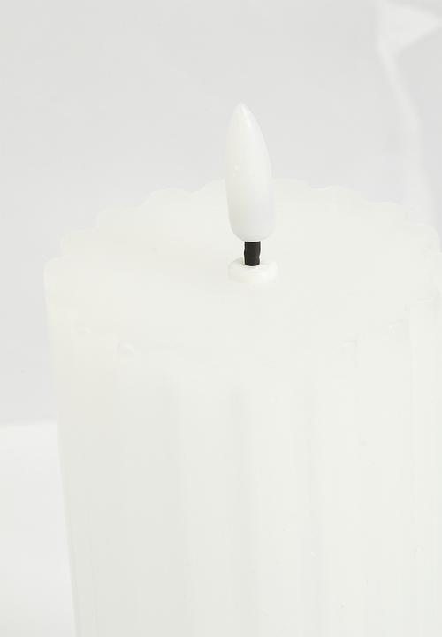 H&S - LED Candle - Thick Stripe