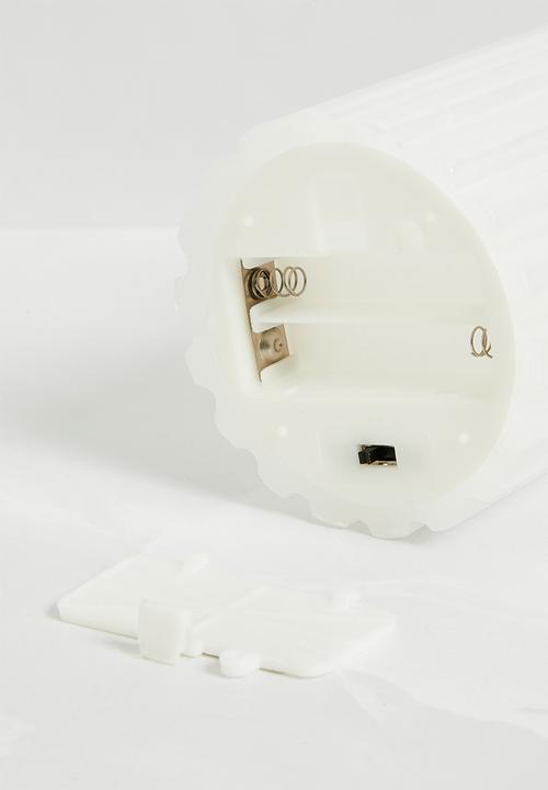 H&S - LED Candle - Thick Stripe