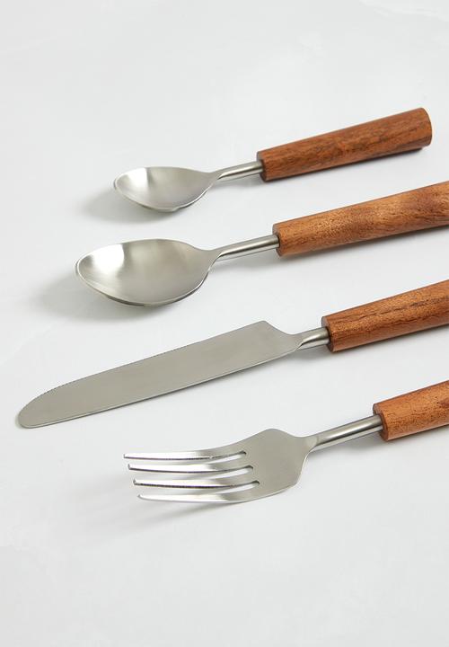 Sixth Floor - Woods Cutlery set of 4 - Natural