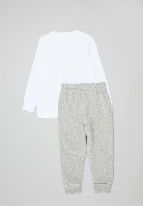 Nike - Nkb b nsw club ssnl long sleeve pant se - dk grey heather
