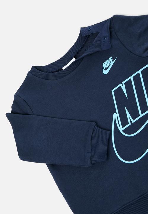 Nike - Nkb b nsw ft icon crew set - midnight navy