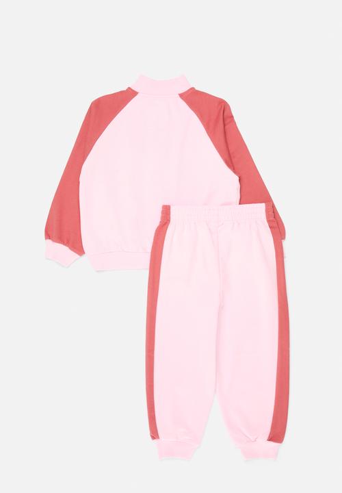 Nike - Nkn e1d1 half zip set - pink foam