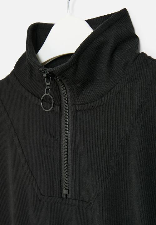 HAILYS - Long sleeve p tp il44ma top - black