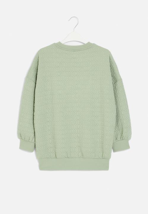 HAILYS - Long sleeve p sk jennifer sweatshirt - desert sage