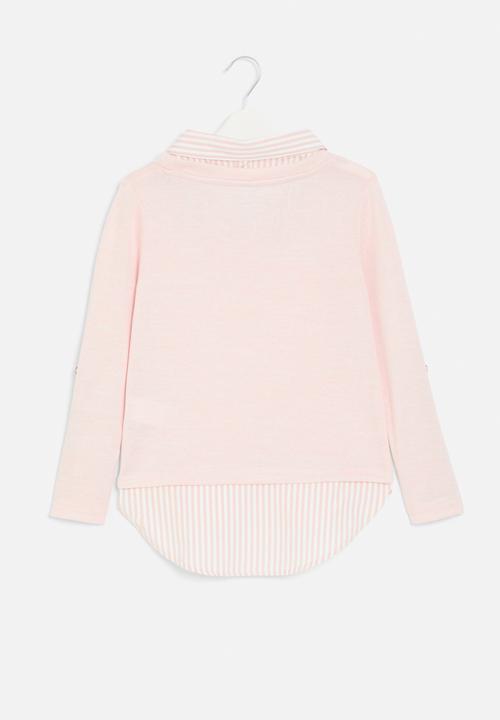 HAILYS - Long sleeve p tp linda top - rose marl