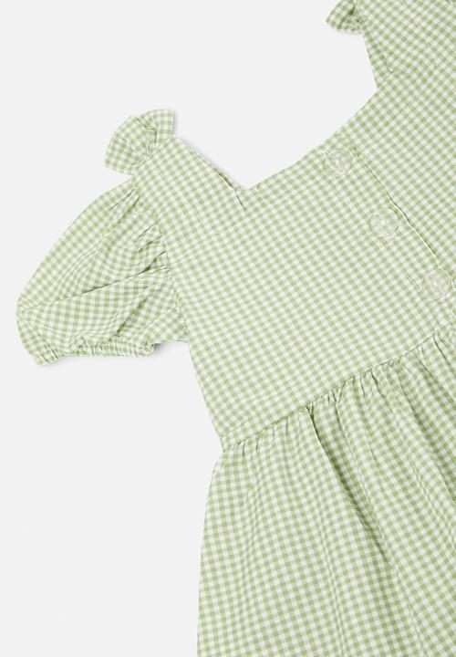 Pop Candy - Dress & hat set - sage