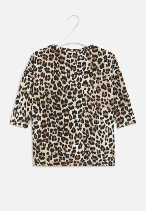 HAILYS - 3/4 p tp mia top - leopard