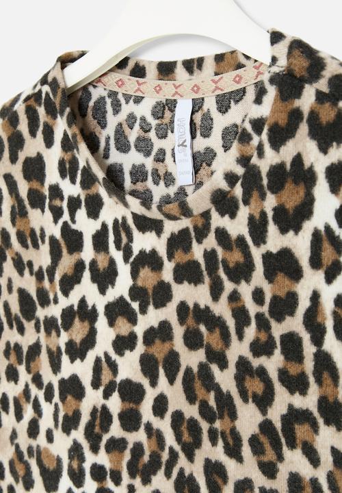 HAILYS - 3/4 p tp mia top - leopard