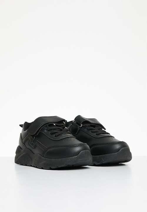 Pop Candy - Lace/velcro strap sneakers - black