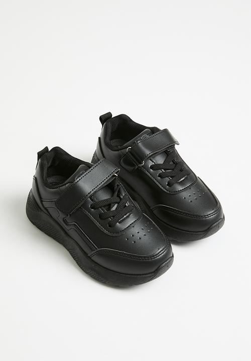 Pop Candy - Lace/velcro strap sneakers - black