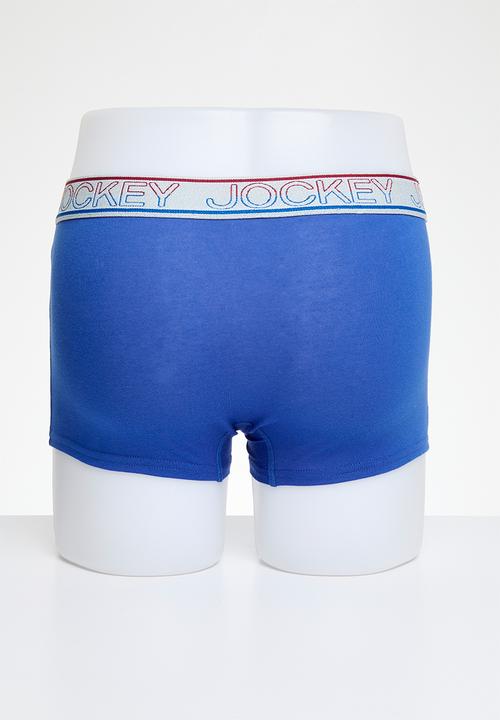 Jockey - 2 Pack new gen pouch trunk  - bluest Eyes/Ocean Cavern