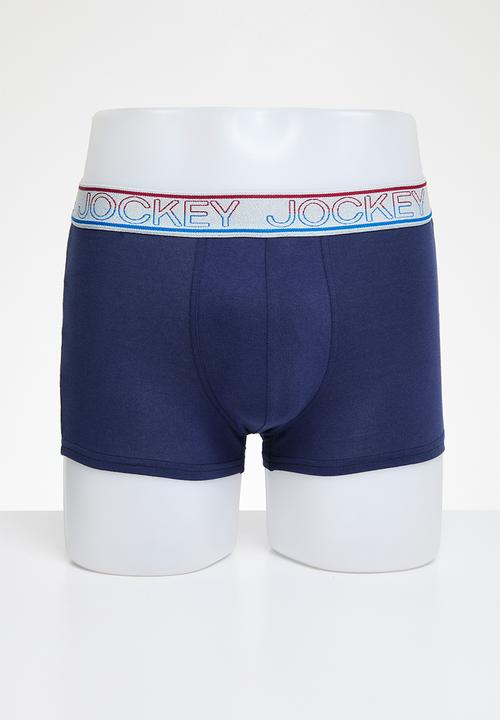 Jockey - 2 Pack new gen pouch trunk  - bluest Eyes/Ocean Cavern