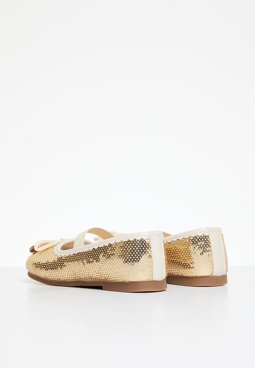 Pop Candy - Sequined pumps - gold