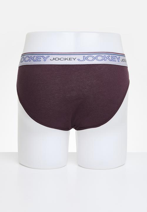 Jockey - 3 Pack plain new gen jockey brief - multi 