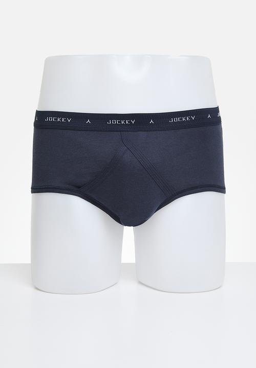 Jockey - 3 Pack rib y-front Brief - multi 