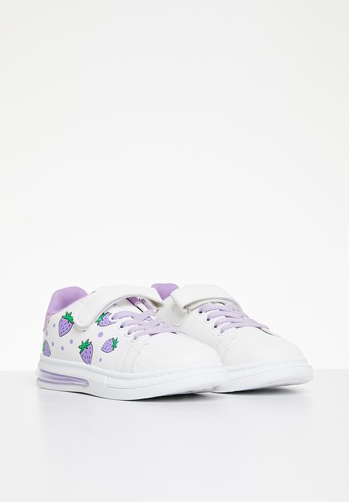Pop Candy - Printed sneakers - lilac & white