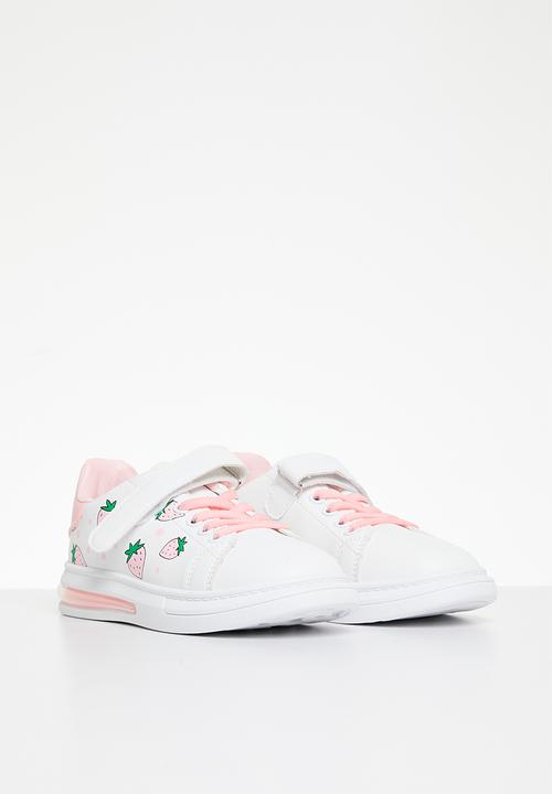 Pop Candy - Printed sneakers - pink & white