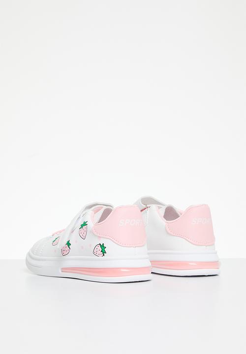 Pop Candy - Printed sneakers - pink & white