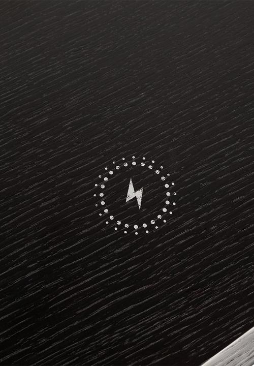 Hertex Haus - Constellation Wireless Charging Nightstand - Black