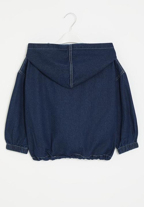 Pop Candy - Hooded denim jacket - blue