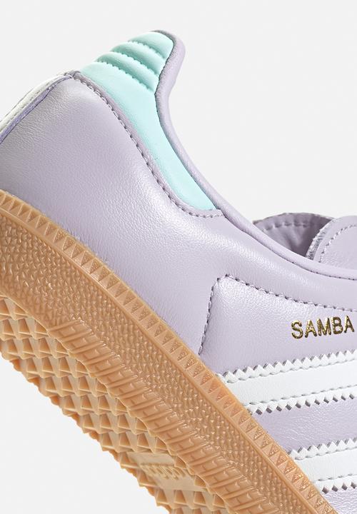 adidas Originals - Samba Og J - Silver Dawn/Crystal White/Semi Flash Aqua