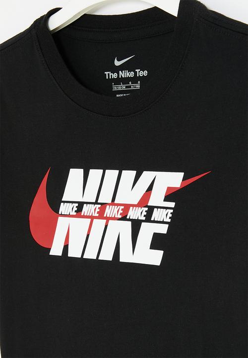 Nike - Nkb split nike block tee - black
