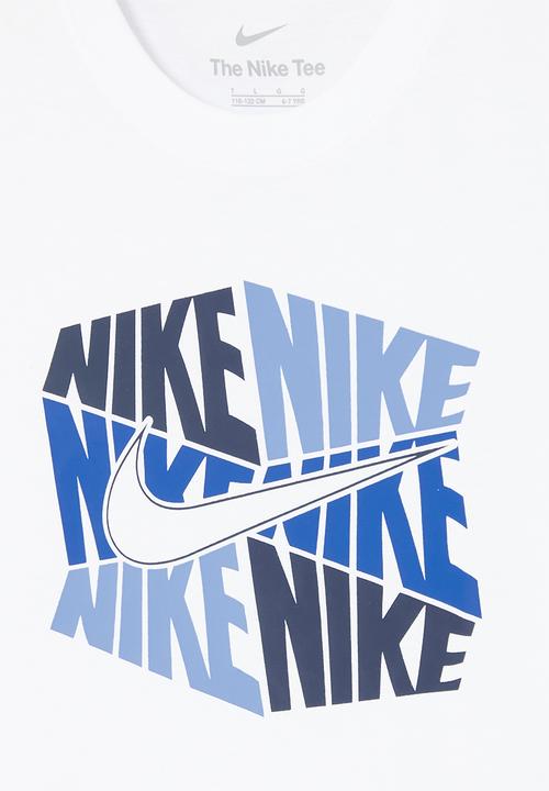 Nike - Nkb hexagon nike block short sleeve tee - white