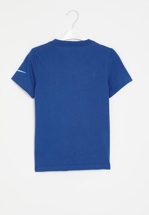 Nike - Nkb split nike block tee - game royal