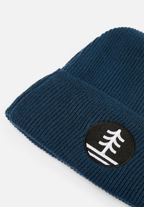 Lark & Crosse - Landon fine knit beanie - blue
