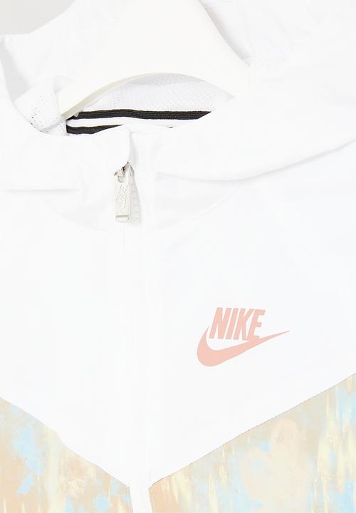 Nike - Nkn printed windrunner jacket - sanddrift