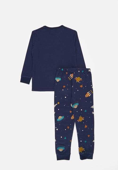 Pop Candy - Printed pj set - navy blue