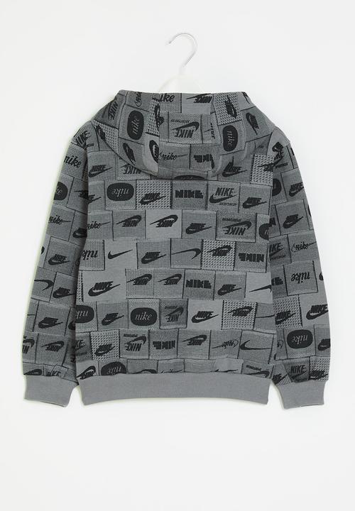 Nike - Nkb b nsw club ssnl aop po - smoke grey
