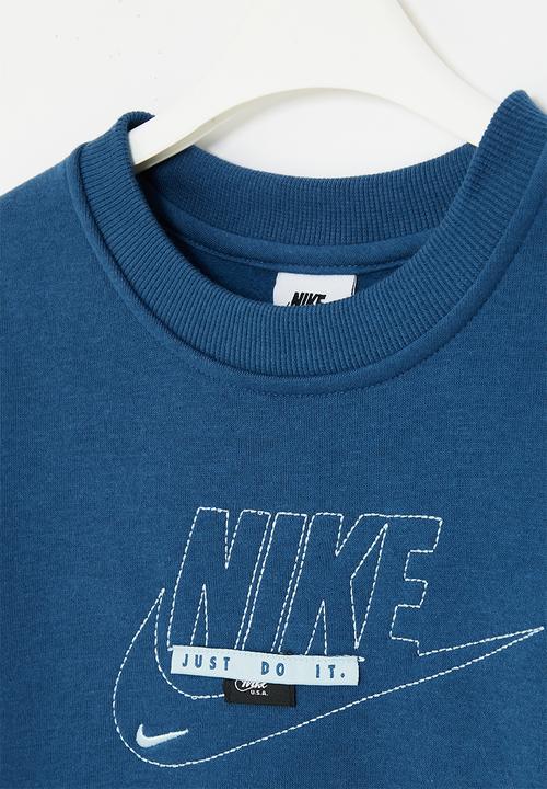 Nike - Nkb b nsw club specialty crew - court blue