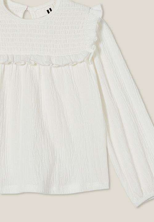 Cotton On - Claire long sleeve top - vanilla