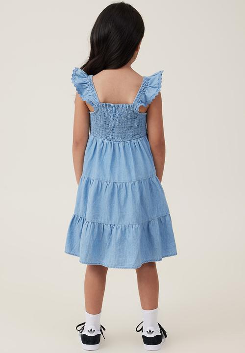 Cotton On - Amy tiered dress - chambray