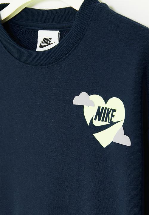 Nike - Nkg sweet swoosh crew - midnight navy