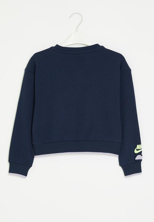 Nike - Nkg sweet swoosh crew - midnight navy