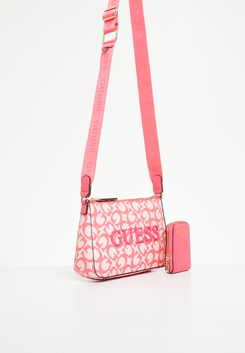GUESS - Beacon falls mini xbody top zp - watermelon