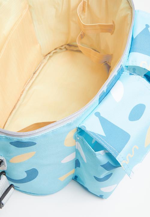 Pop Candy - Printed nappy bag - blue