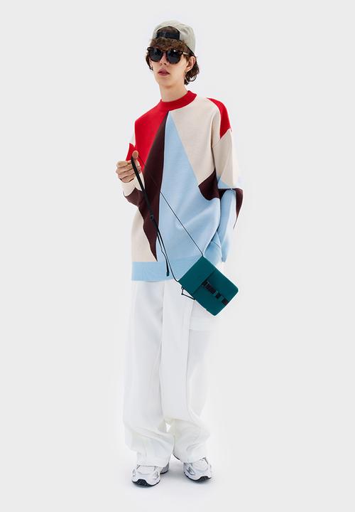 Gaston Luga - Splash crossbody bag - petrol